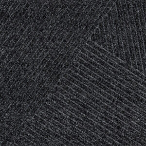 Paillasson extérieur DUNE Stripes dark grey – chevrons en relief gris anthracite