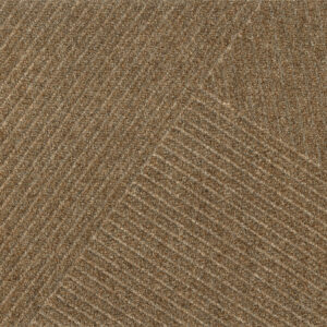 Paillasson extérieur DUNE Stripes taupe – chevrons en relief taupe