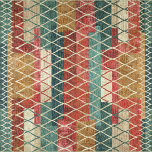 Tapis lavable Rugello Kadira - patchwork bohème façon kilim