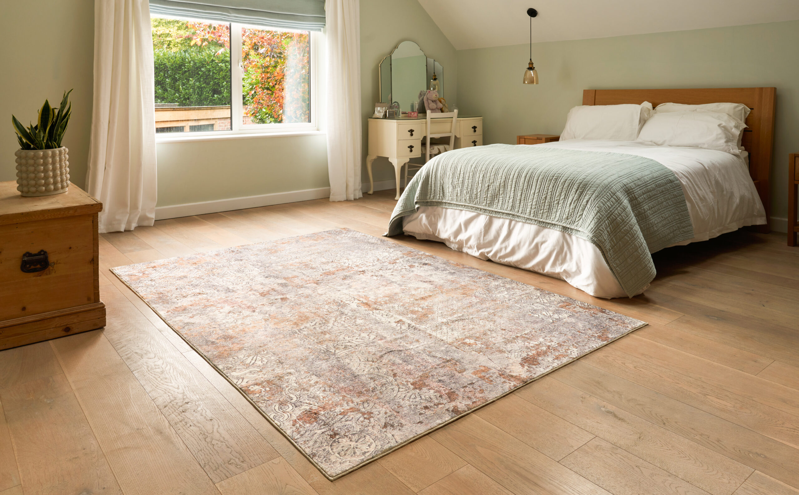 Tapis lavable Rugello Velune – vintage abstrait loft – Image 8